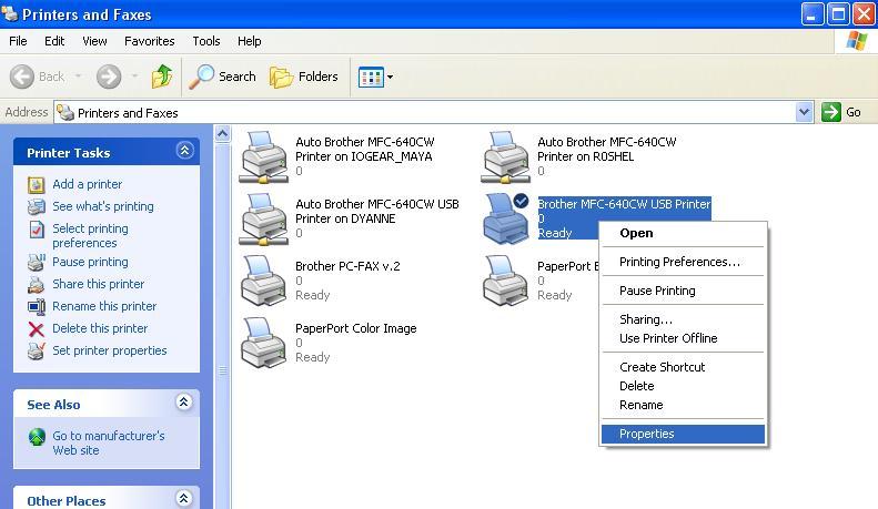 Share Usb Printer Windows Vista