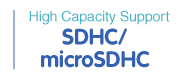 High Capacity Support SDHC/microSDHC