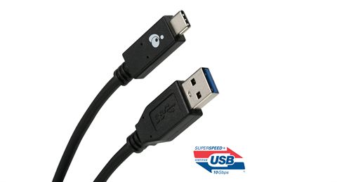 Charge & Sync Flip USB 3.1 Gen 2 A to USB-C Cable 10 Gbps 3.3ft (USB-IF)
