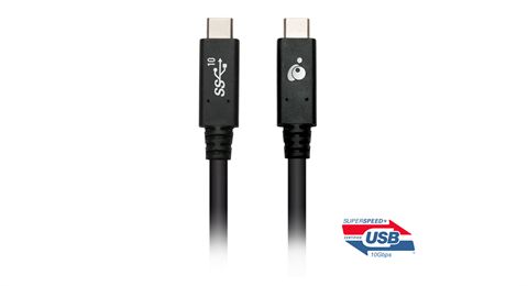 Smart USB-C to USB-C [USB-IF Certified] 10Gbps 3.3ft (1m) Cable with E-Marker