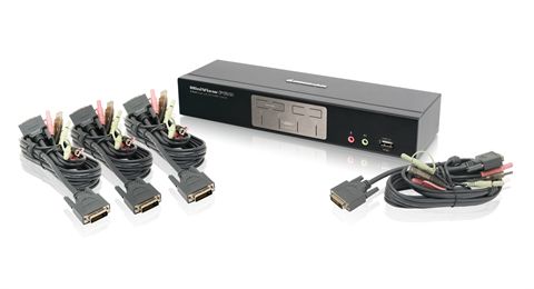 4-Port Dual-Link DVI KVMP Pro (TAA Compliant)