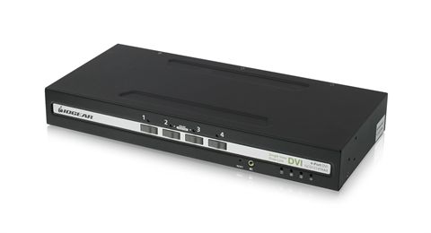4-Port Single View DVI Secure KVM Switch w/Audio