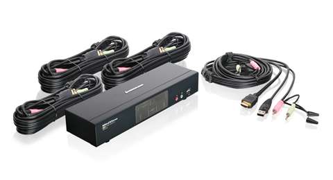 4-Port HDMI Multimedia KVMP Switch with Audio (TAA Compliance)