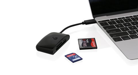 USB-C 3-Slot Card Reader/Writer