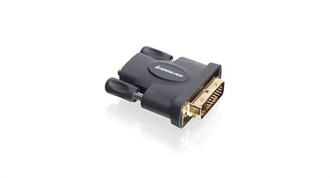 Gold Plated DVI Male to HD Female Adapter