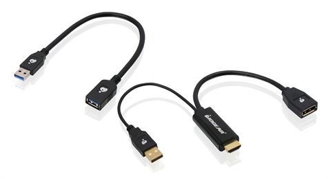 HDMI® (M) to DisplayPort (F) Adapter; 4K @30Hz