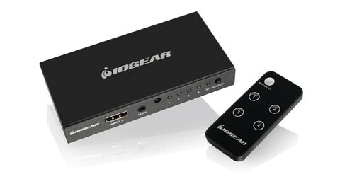 4K 4-Port HDMI® Switch with Remote