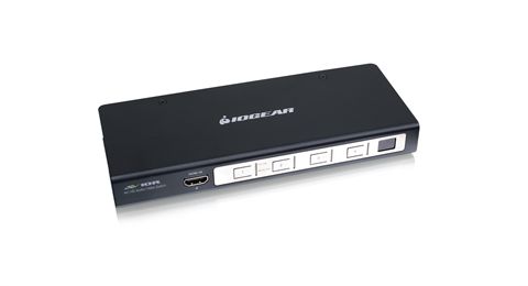 4-Port HD Audio/Video Switch with RS-232 Support