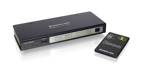 4K UHD 4-Port HDMI® Switch with RS-232 Support