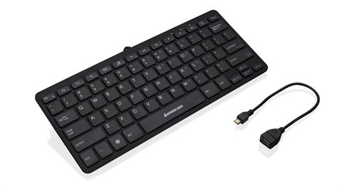 Portable Keyboard for Tablets w/ OTG Adapter