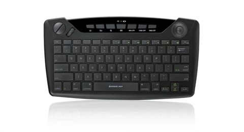 Wireless Smart TV Keyboard w/Trackball