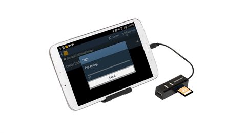 GoFor2+ -USB OTG Card Reader with Hub for Mobile Devices