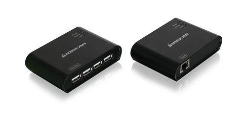 USB 2.0 4-Port BoostLinq Ethernet - 164ft, USB Extender over Cat5e/Cat6 Ethernet Cable (TAA)