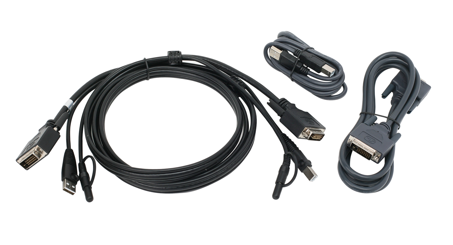 IOGEAR - G2L7202UTAA3 - 6 ft. Dual View DVI, USB KVM Cable Kit 