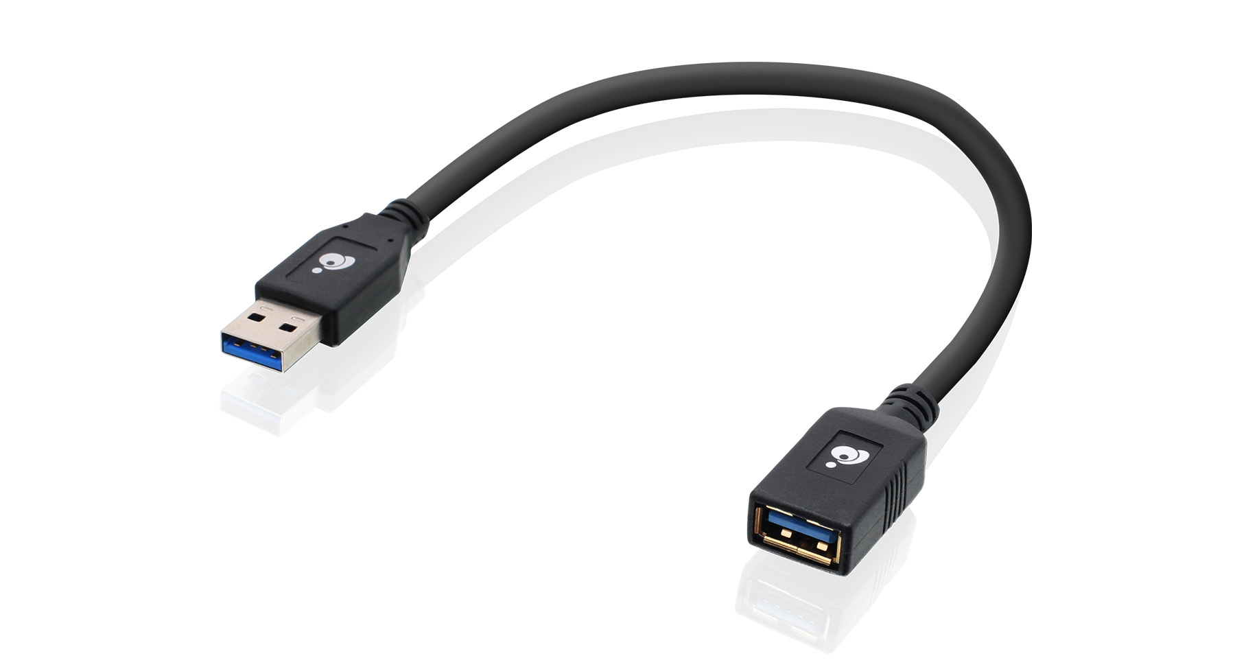 Length 29cm Computer Cable connectors USB Cables 2 in 1 USB 3.0 Female to USB 2.0 USB 3.0 Male Cable for Computer/Laptop 