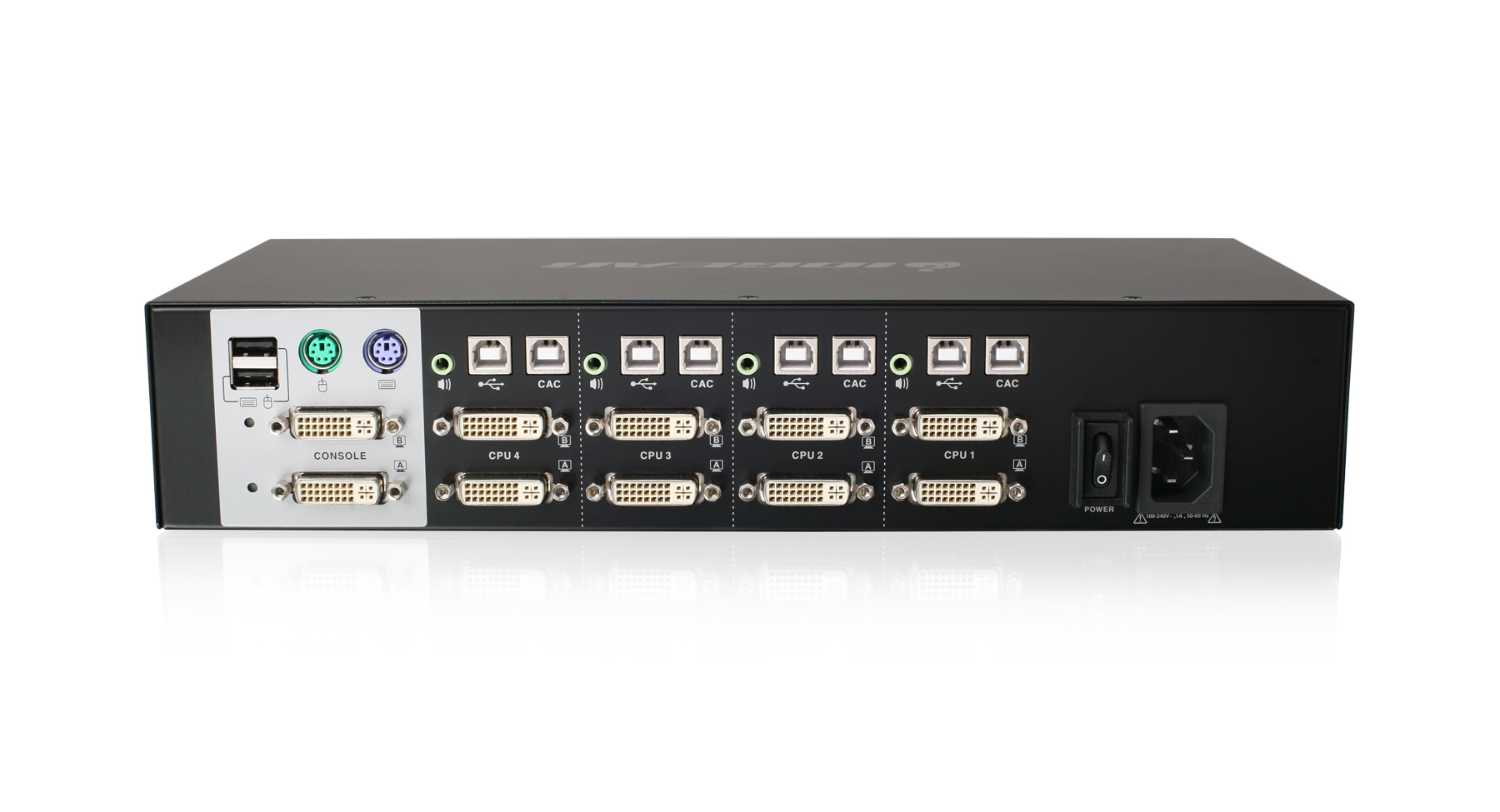 IOGEAR - GCS1224TAA3 - 4-Port Dual View Dual-Link DVI Secure KVM 