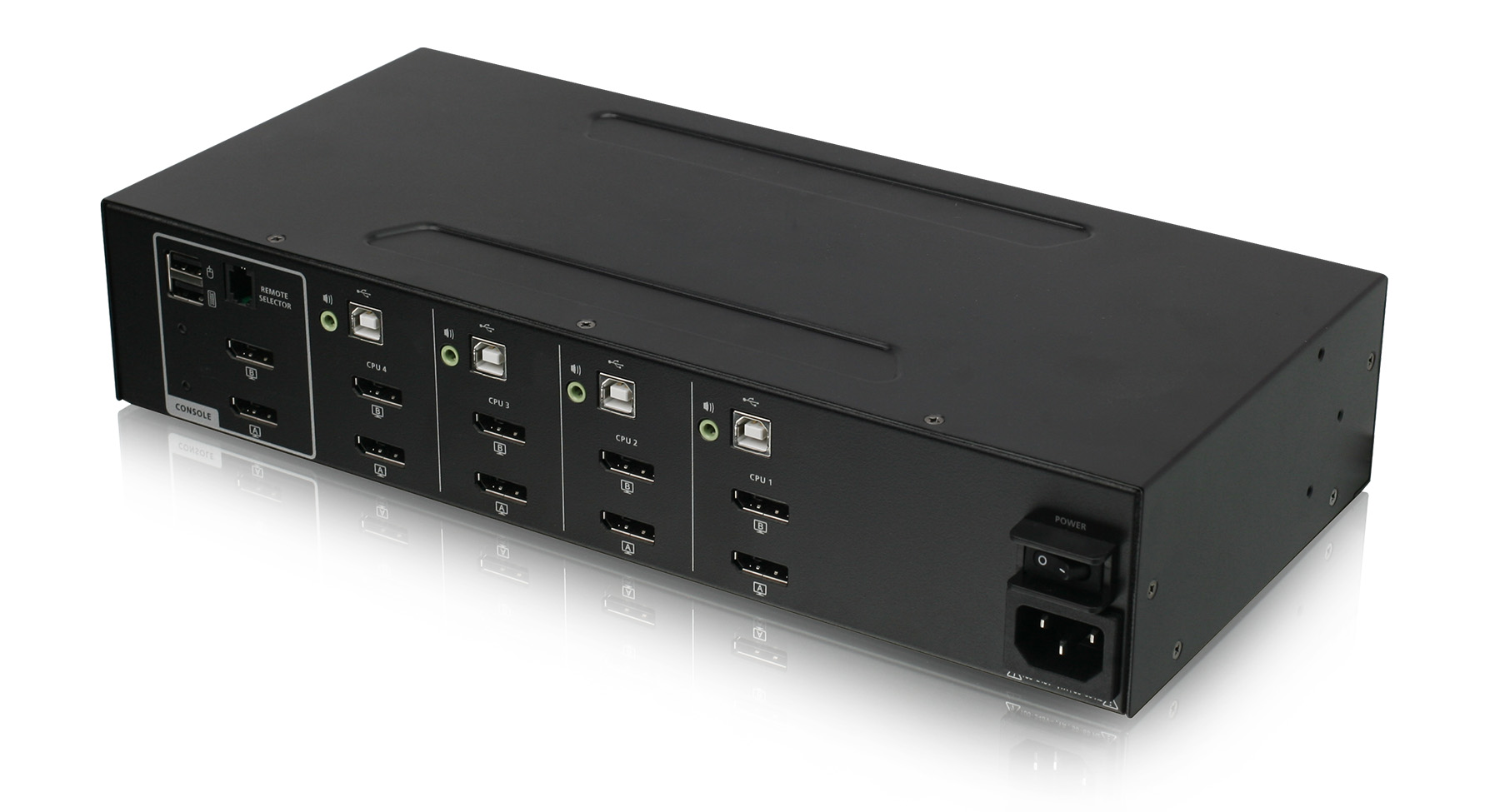 IOGEAR - GCS1424TAA4 - 4-Port Dual View DisplayPort Secure KVM Switch  w/Audio