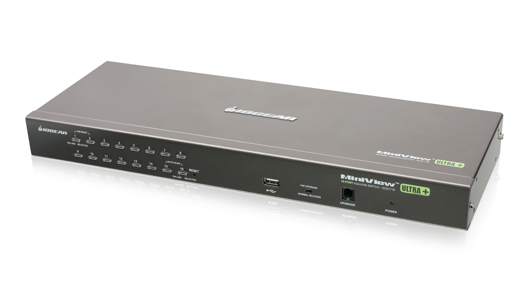 IOGEAR - GCS1716 - 16-Port USB PS/2 Combo KVM Switch (TAA Compliant)