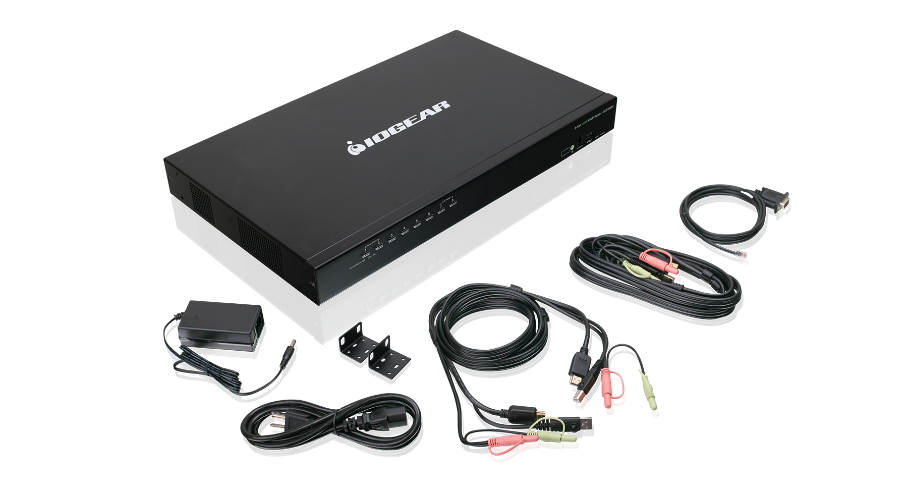 IOGEAR - GCS1808H - 8-Port USB HDMI KVM Switch with Audio (TAA 