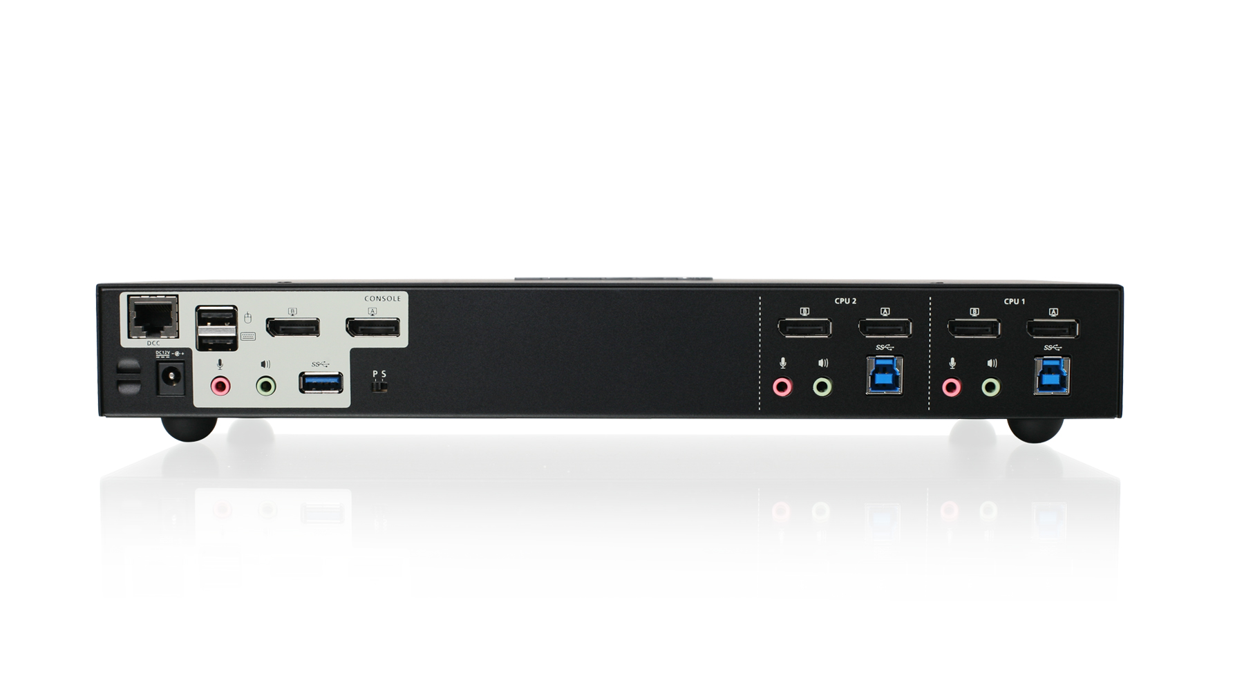 IOGEAR - GCS1942 - 2-Port 4K Dual View DisplayPort KVMP with USB 