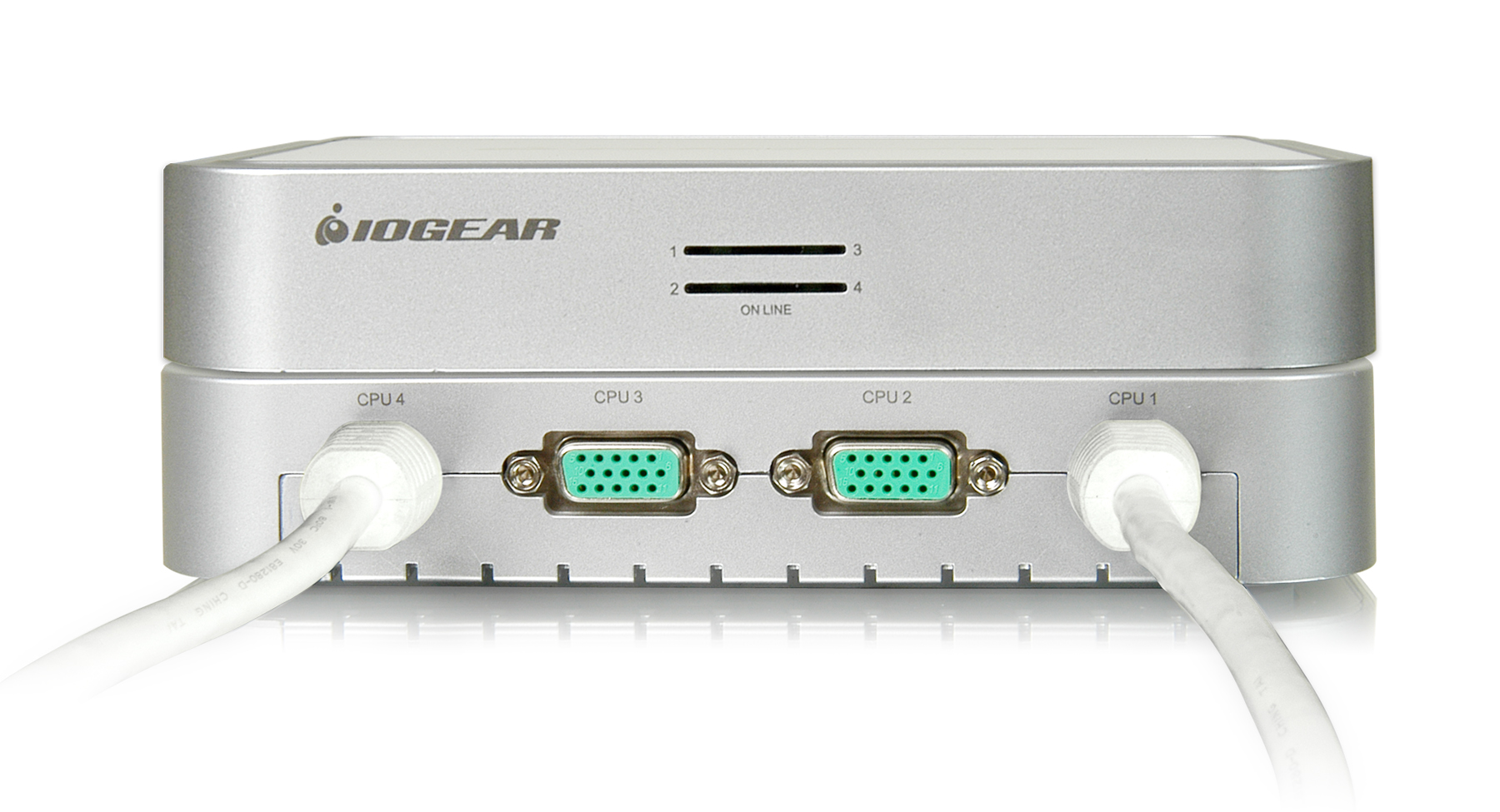IOGEAR - GCS634U - 4-Port VGA USB KVM Switch with Audio and Cables