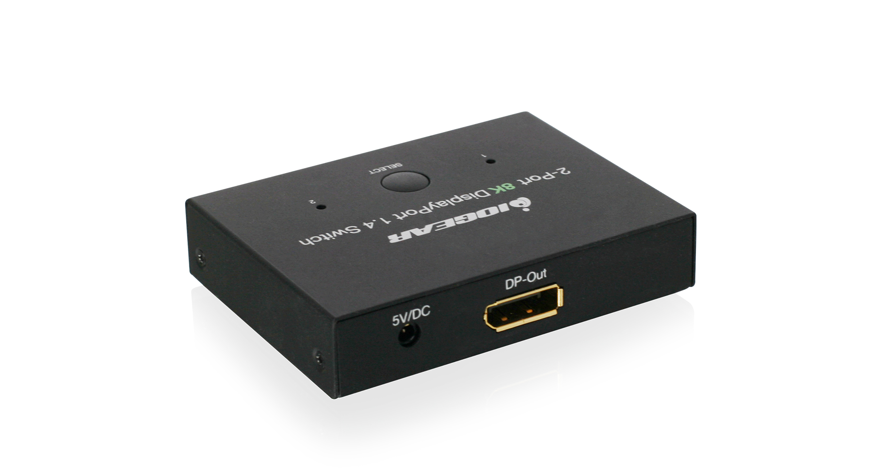 IOGEAR - GDP14SW2 - 2-Port 8K DisplayPort 1.4 Switch