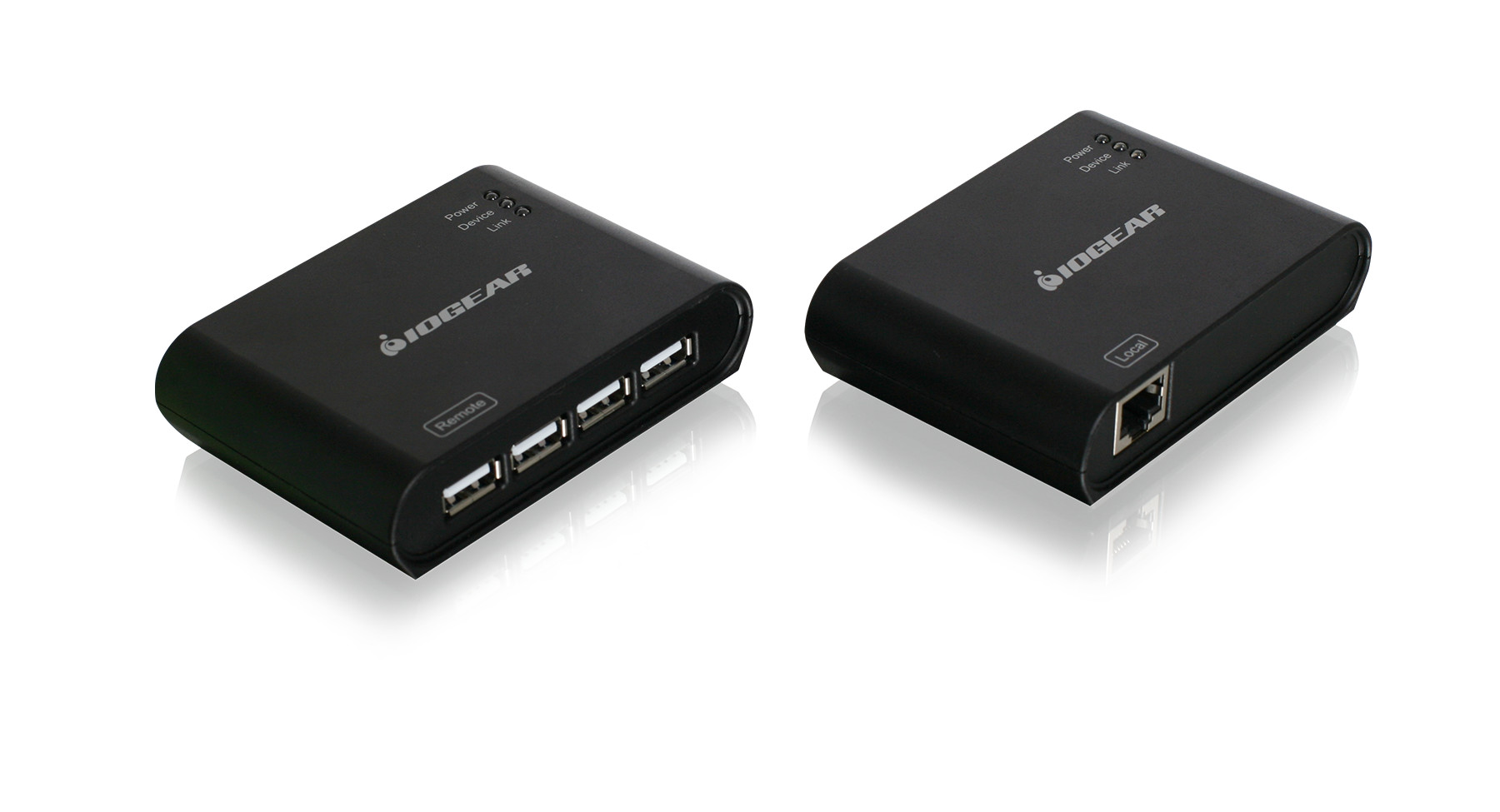 IOGEAR - GUCE64 - USB 2.0 4-Port BoostLinq Ethernet - 164ft, USB 