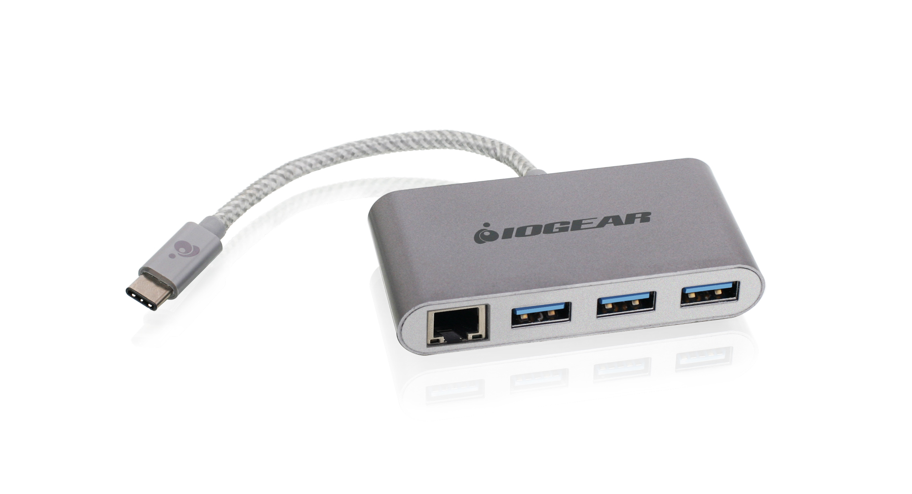 White Type-C 100 Mbps Ethernet Adapter with 3-Port USB 2.0 Hub JINYANG USB Hub 13cm USB-C 3.1 for MacBook 12 inch/Chromebook Pixel 2015 