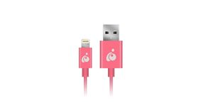 Charge & Sync Flip 3.3ft (1m) - Pink, Reversible USB to Lightning Cable
