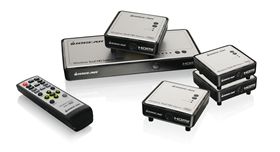 Long-Range HDMI® Wireless Video 5x2 Matrix PRO with 4 Receivers